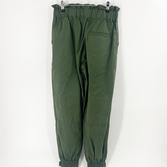 ✅ Urban Outfitters Evon Green High Waist Paperbag Jogger Pants Size S - Picture 7 of 11